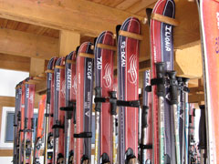 CMHでは数種類のスキー板を揃えております。