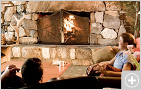 【10. CMHロッジに戻る】夕方ロッジに戻りましたらサウナ、ジャクージ、スナック等をご用意しております。参加者同士スキー談義に花が咲くことでしょう。