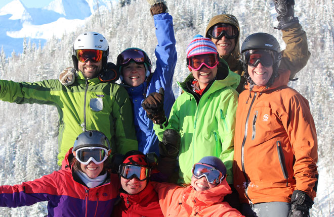 カリブースヘリスキーの様子