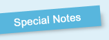 Special Notes